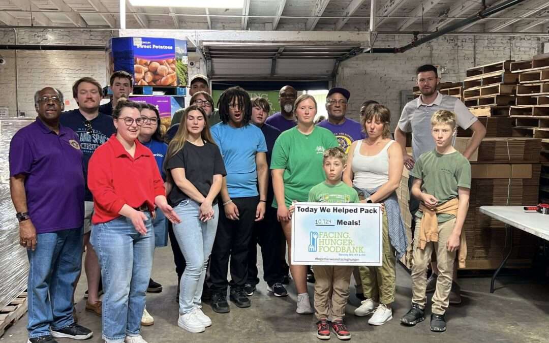 Huntington Young Professionals help Facing Hunger Foodbank